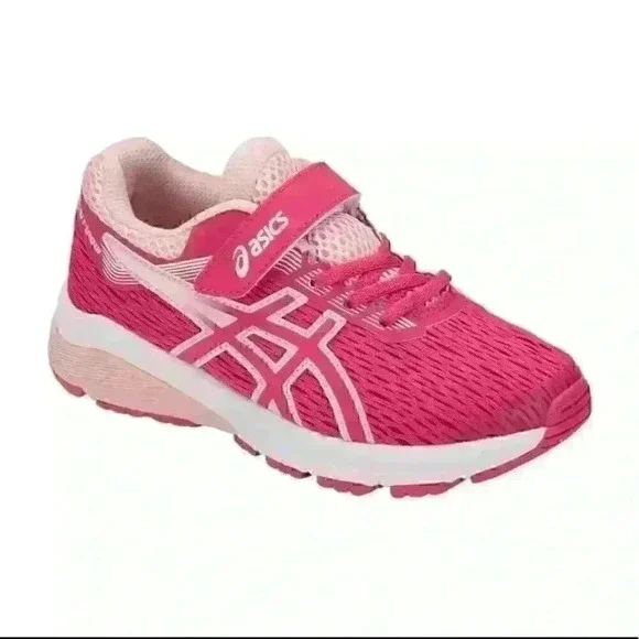 Girls Asics Pink Running shoes - size 3 - Picture 1 of 5